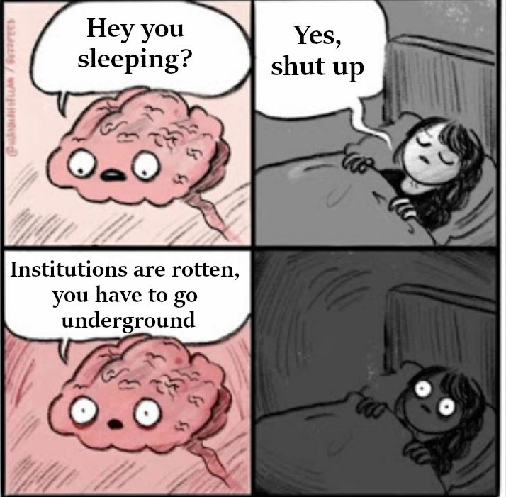 Sleeping brain has a subversive epiphany